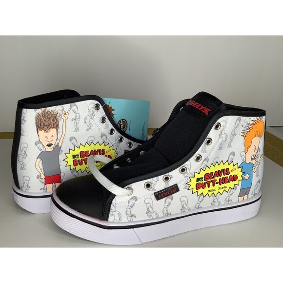 Heelys Hustle Men's 9 Beavis And Butt-Head Collaboration Sneakers - New - Picture 2 of 6